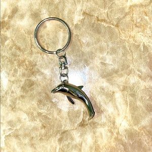 New condition silver 🐬 dolphin key chain!✨💕